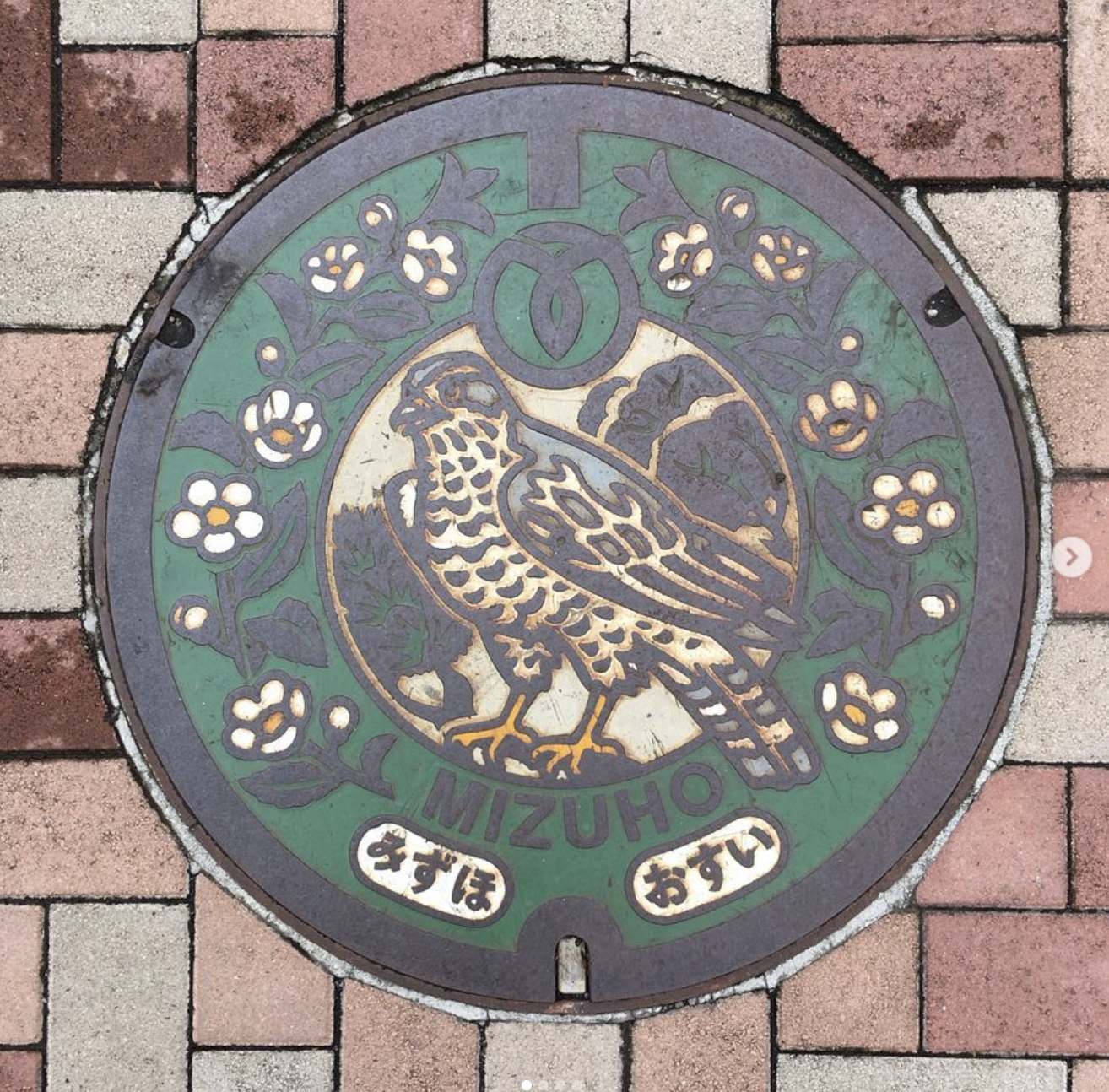 老鷹的人孔蓋@東京都瑞穗町
